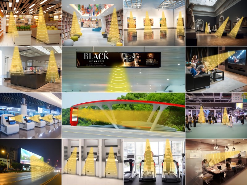 定向音響聚音寶支持多種場(chǎng)景應(yīng)用