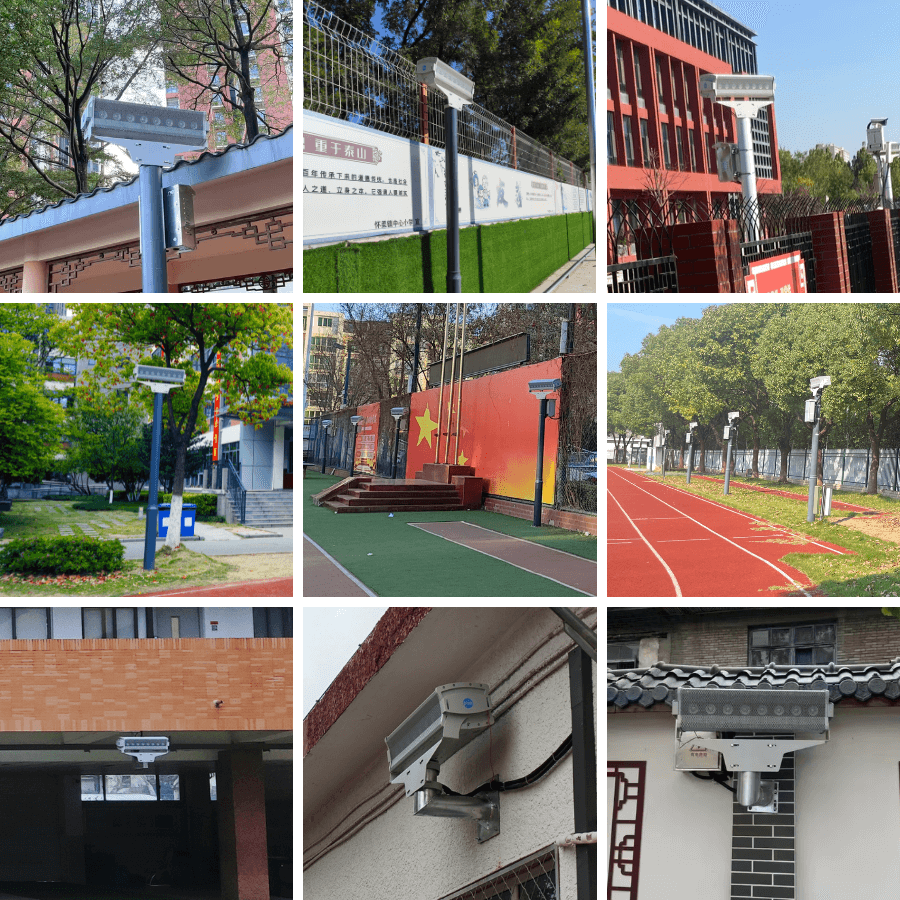 學(xué)校操場定向廣播音柱應(yīng)用案例拼圖