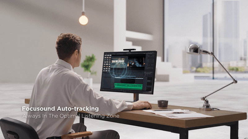 集成清聽聲學(xué)聚音屏技術(shù)的一體機(jī)電腦