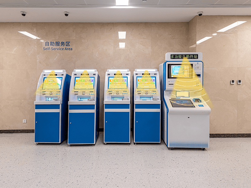 自助掛號機搭配定向擴聲音箱，打造智慧醫(yī)院精準(zhǔn)語音引導(dǎo)