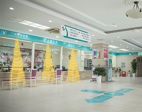 醫院定向音響提供局部各音區互相獨立，打造安靜醫院。