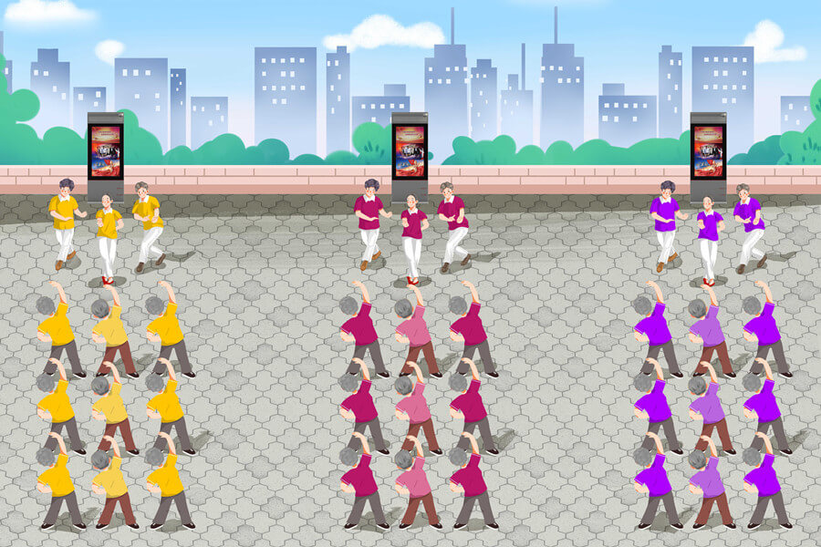 使用清聽聲學智慧舞場系統多組舞隊互不干擾